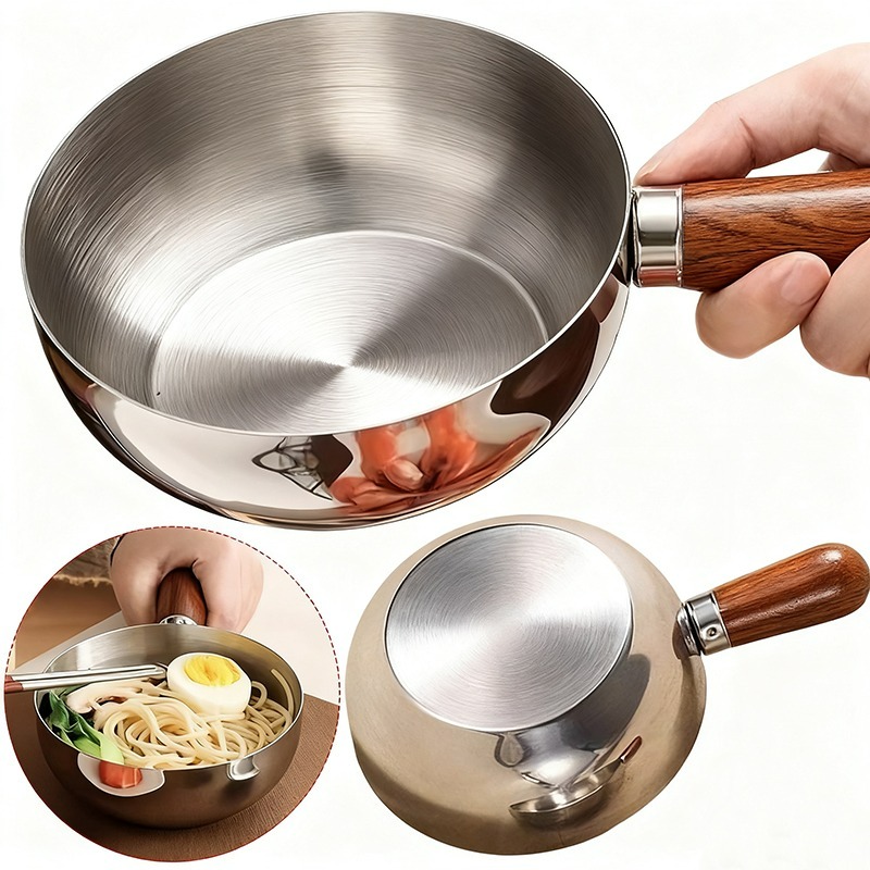 Kitchen Gadgets Electronic - Stainless Steel Saucepan Milk Pan with