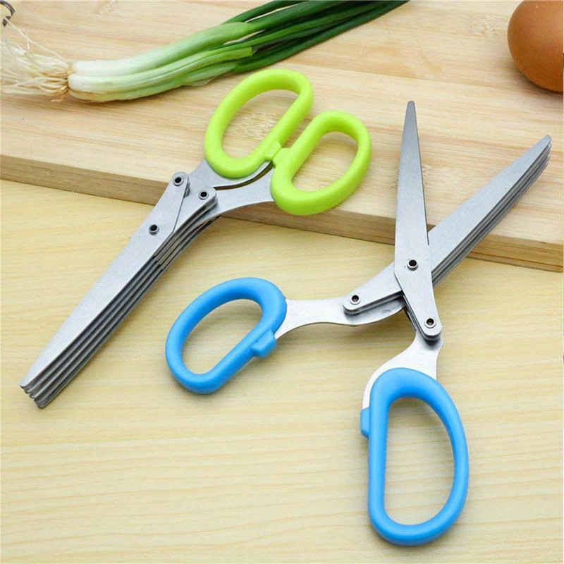 Herb Scissors 5 Blade - 5 Blade Stainless Steel Kitchen Shears