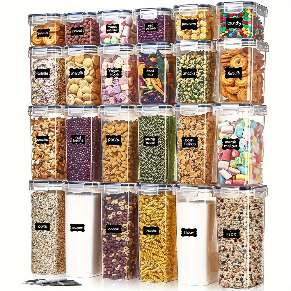 Kitchen Gadget Amazon - 24Pcs Food Storage Containers 12 Boxes