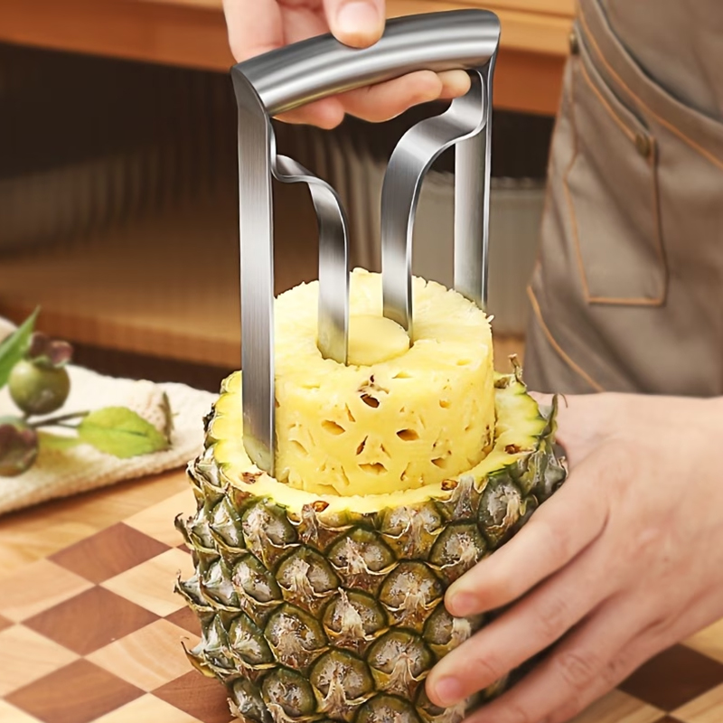 Kitchen Gadgets Vegetable Cutter - Pineapple Peeler Pineapple Corer Slicer Stainless