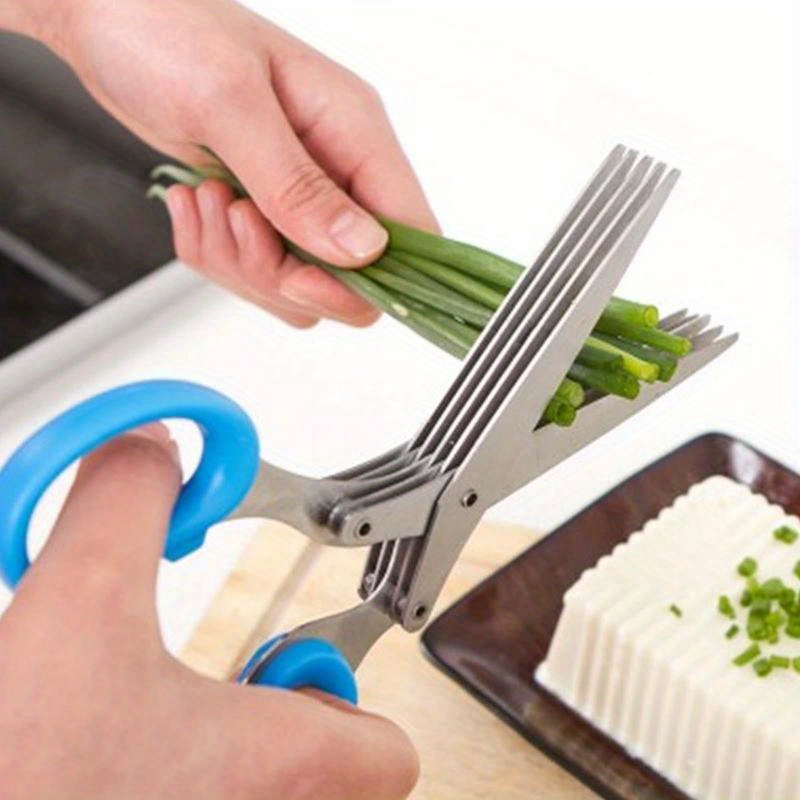 5 Blade Stainless Steel Kitche - Herb Scissors 5 Blade recension och pris