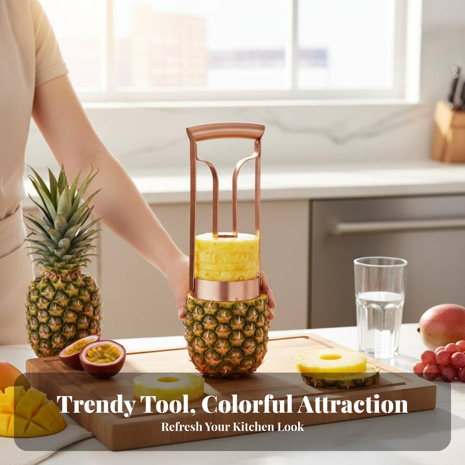 Stainless Steel Pineapple Cutt - Kitchen Gadgets Vegetable Cutter recension och pris