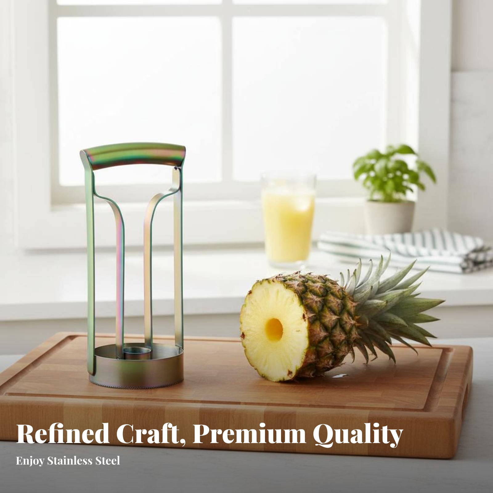 Stainless Steel Pineapple Cutt - Kitchen Gadgets Vegetable Cutter recension och pris