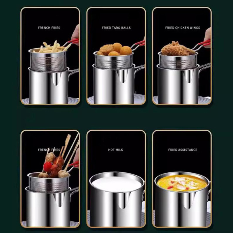 304 Stainless Steel Deep Fryer - Kitchen Gadgets Electronic recension och pris