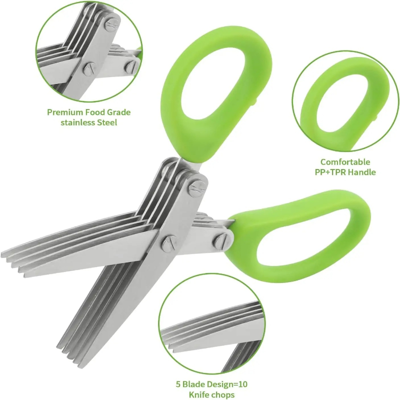 Time Saving Herb Scissors 5 Bl - Herb Scissors 5 Blade recension och pris