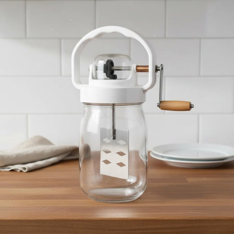 Hand Crank Butter Churner Manu - Kitchen Gadgets Mixer recension och pris