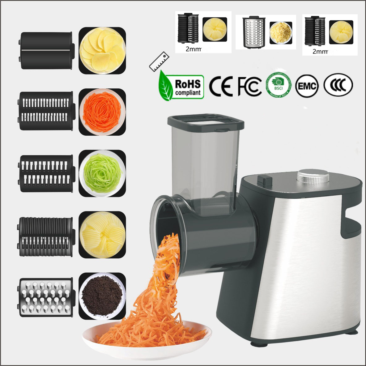 Food Slicer Cheese Grater Kitc - Kitchen Gadgets Vegetable Cutter recension och pris