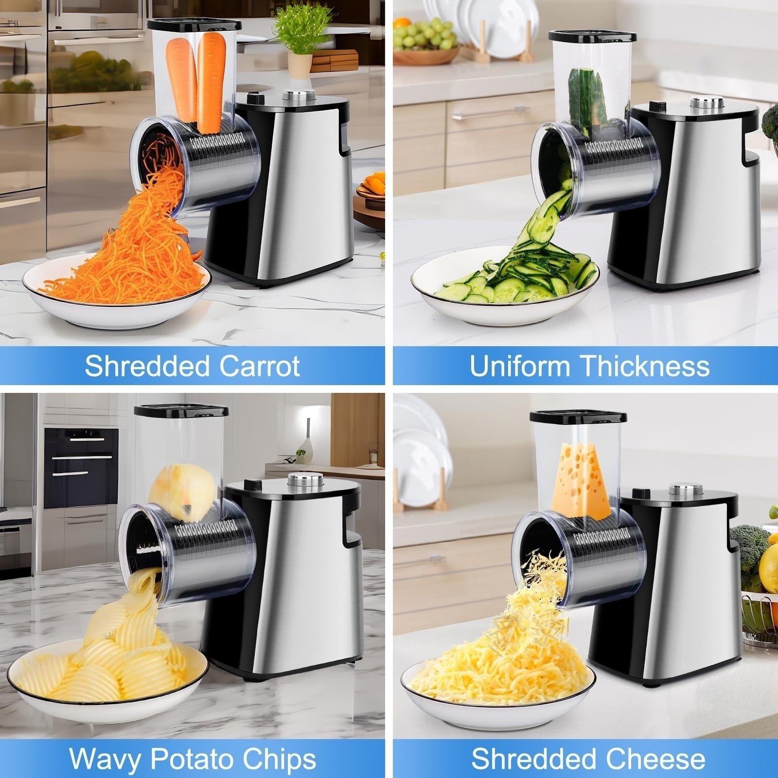 Food Slicer Cheese Grater Kitc - Kitchen Gadgets Vegetable Cutter recension och pris
