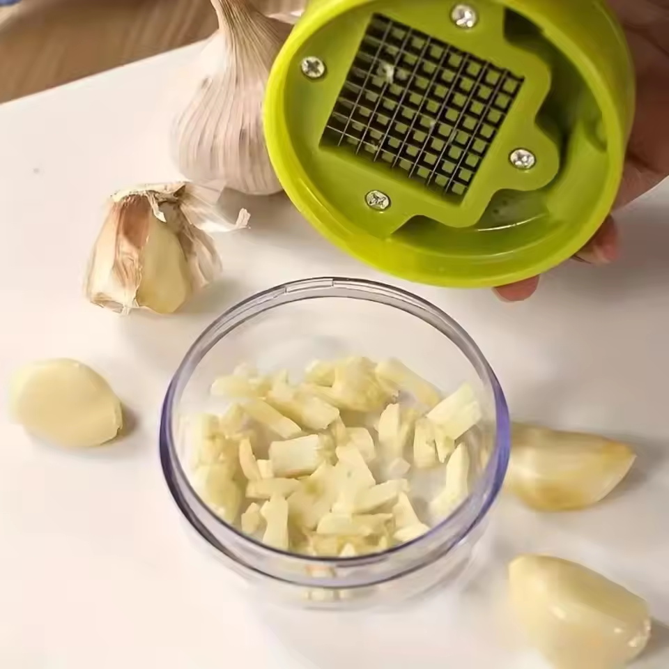 Garlic Press Chopper Manual Ga - Kitchen Gadgets Vegetable Cutter recension och pris