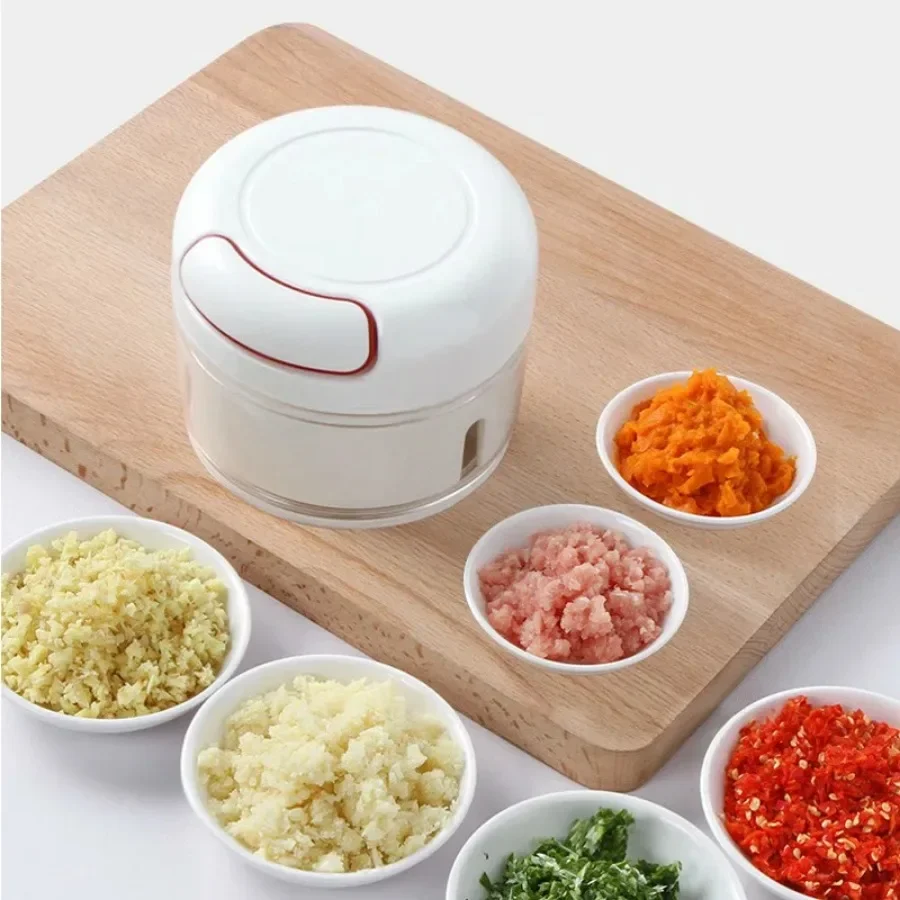Plastic Garlic Crusher Press V - Kitchen Gadgets Vegetable Cutter recension och pris
