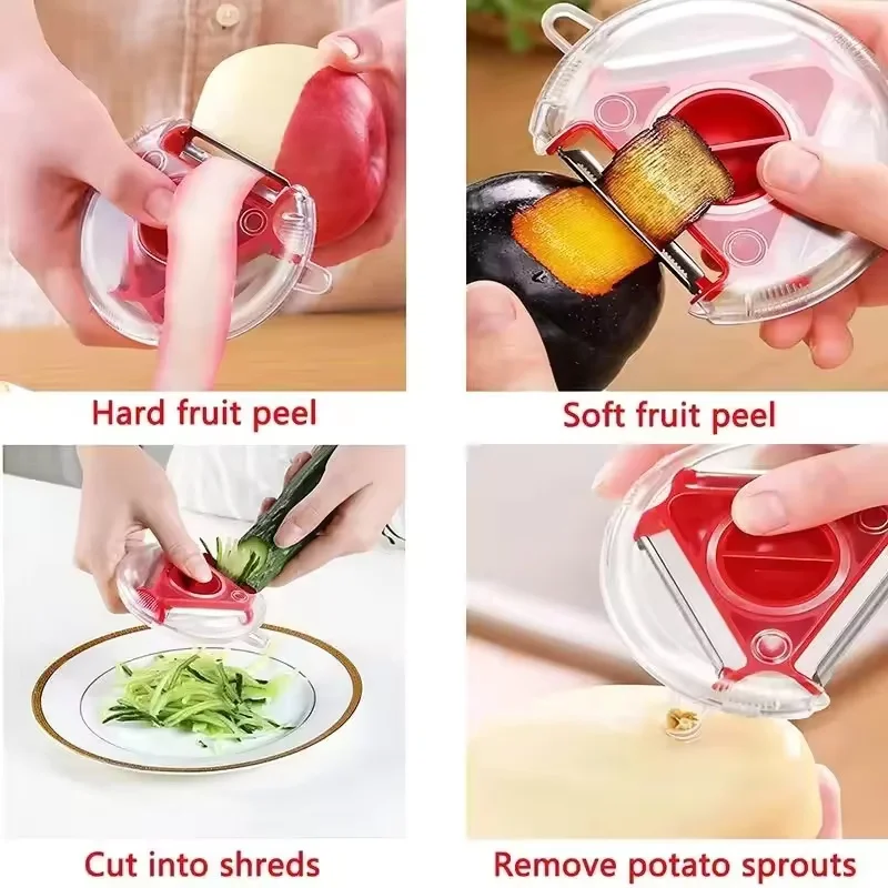 1PC Trio Peeler Set Vegetable  - Kitchen Gadgets Vegetable Cutter recension och pris