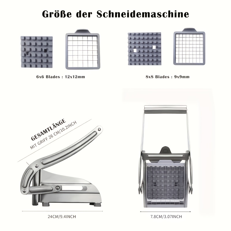 Vegetable Cutter, French Fry C - Kitchen Gadgets Vegetable Cutter recension och pris