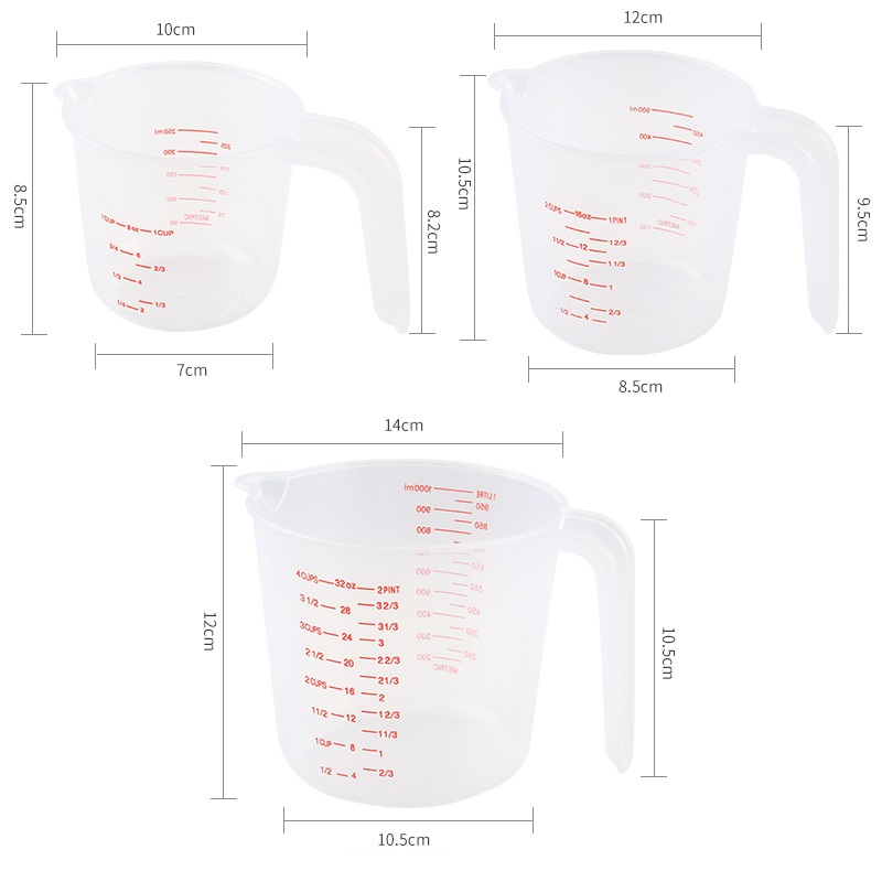 250/500/1000ML Easuring Cup Me - Kitchen Gadgets Under 500 recension och pris