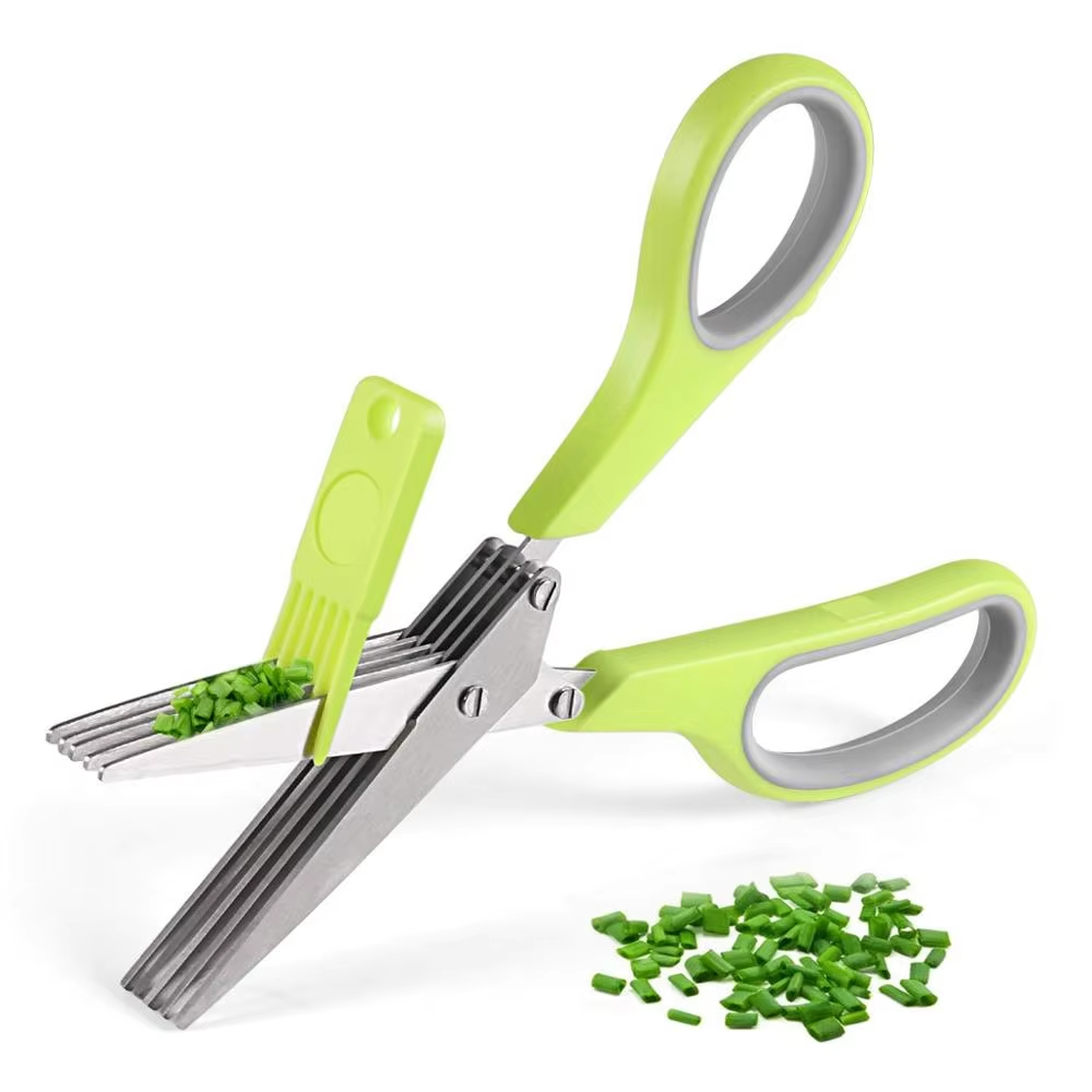 5 Blade Herb Scissors Stainles - Herb Scissors 5 Blade recension och pris