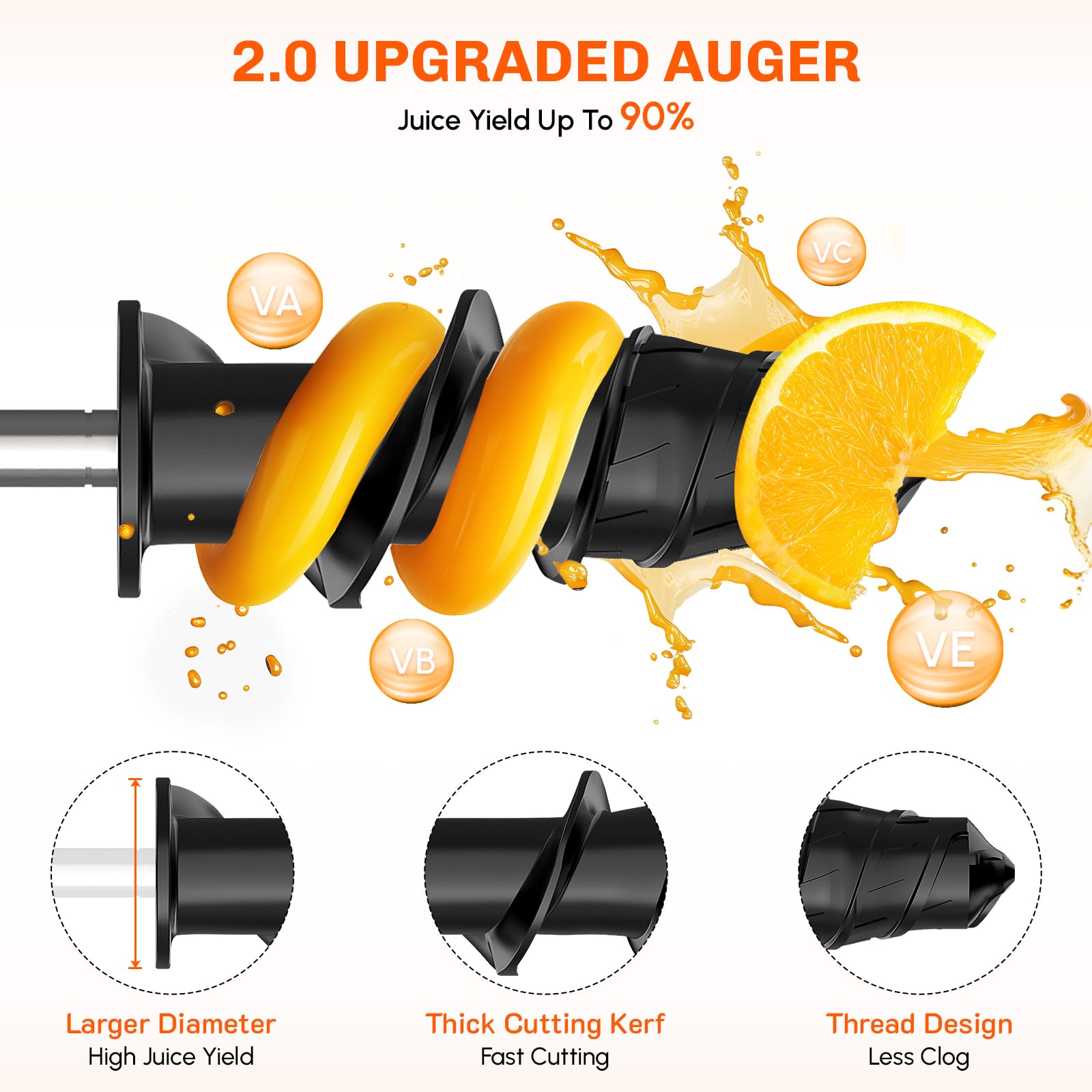 Masticating Juicer Attachment  - Kitchen Gadgets Mixer recension och pris