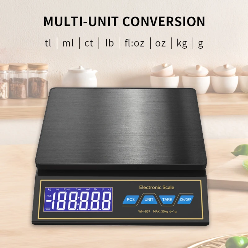 LCD Digital Kitchen Scale 30kg - Kitchen Gadgets Electronic recension och pris