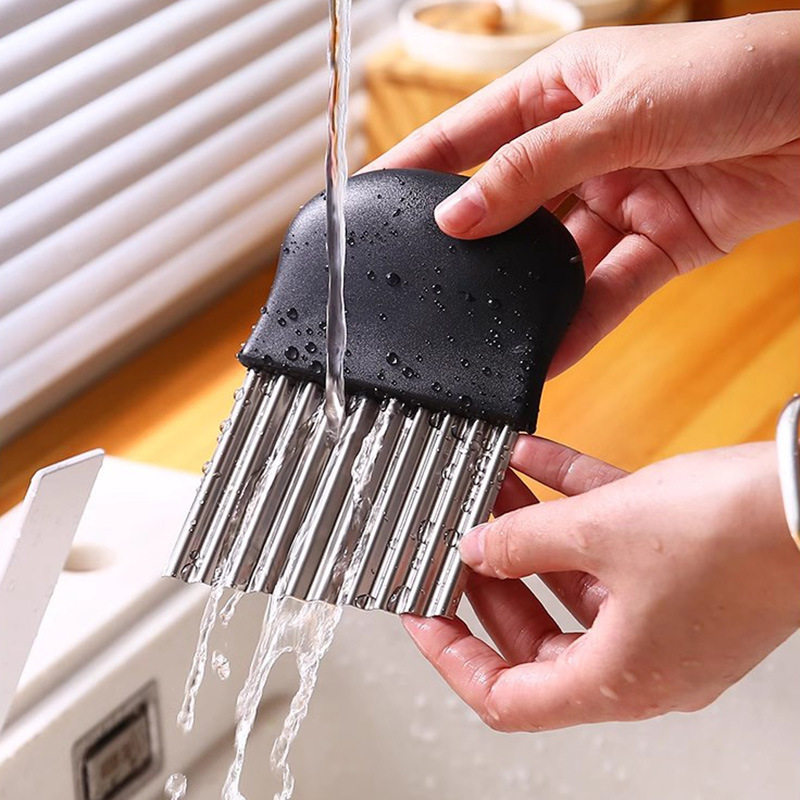 Stainless Steel Crinkle Cutter - Kitchen Gadgets Vegetable Cutter recension och pris