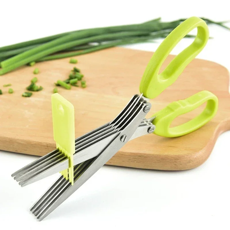 Kitchen Scissors Multifunction - Herb Scissors 5 Blade recension och pris