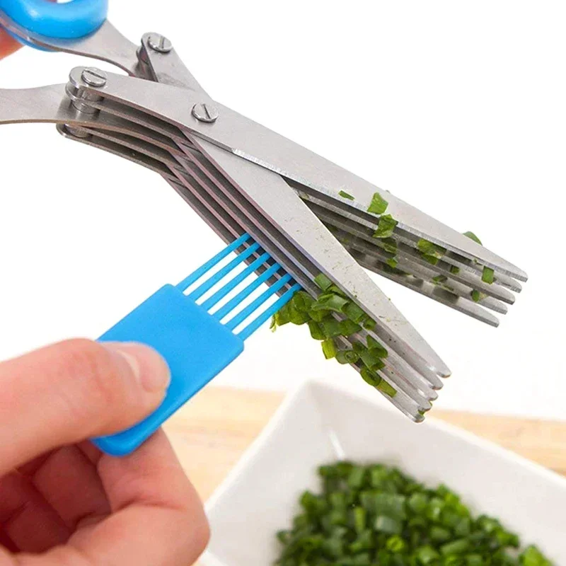5 Blade Kitchen Scissors Scall - Herb Scissors 5 Blade recension och pris